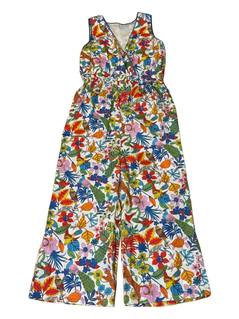 Mini Boden Multi Jungle Jumpsuit